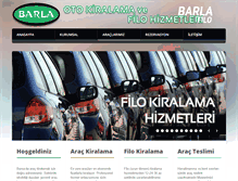 Tablet Screenshot of barlarentacar.com